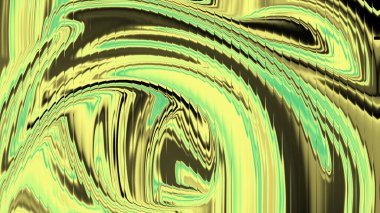 Neon Sarı Soyut Sıvı Döndürme Arkaplanı Dinamik Mermer Hareketi