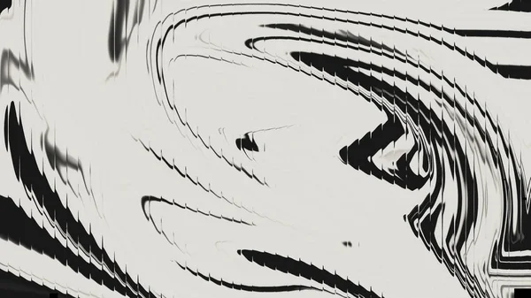 Pürüzsüz Girdap Hareketiyle Soyut Siyah ve Beyaz Akışkan Dalga Arkaplanı