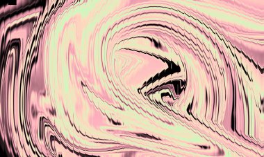 Yumuşak Şeftali Pembesi Soyut Sıvı Girdap Arkaplanı Kremalı Mermer Akımı