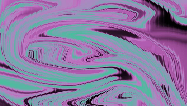 Neon Mor Teal Soyut Sıvı Girdap Arkaplanı Canlı Mermer Akımı