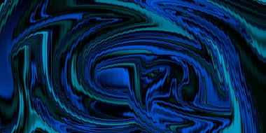 Koyu Elektrik Mavi Soyut Sıvı Girdap Arkaplanı Derin Geleceğe Akımlı Mermer Akımı