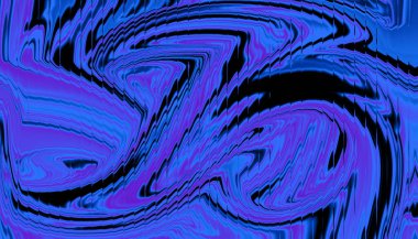 Elektrik Mavisi Menekşe Soyut Sıvı Girdap Arkaplanı Yüksek Karşıtlık Geleceği Mermer Akımı