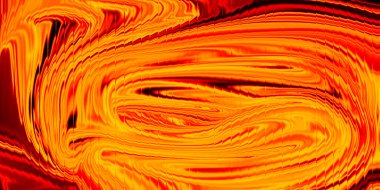 Parlak turuncu soyut sıvı kıvrımlı arka plan sıcak enerji ve düz hareket