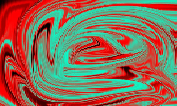 Kırmızı ve turkuaz soyut sıvı kıvrımlı arka plan canlı hareket ve modern kontrast