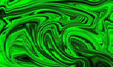 Neon yeşil soyut sıvı girdap arka planı yüksek kontrastlı hareket ve gelecek enerjisiyle