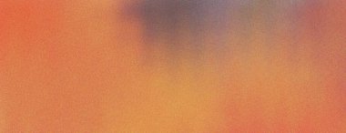 Retro Grainy Orange Soyut Gradyan Arkaplanı Yumuşak Bulanık Işık Dalgaları Gürültü Doku Etkisi Sıcak Canlı Modern Poster Tasarımı