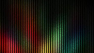 Modern Dijital Arkaplan için Soyut Beyaz Mavi Kaburgalı Cam Gradyan Dikey Çizgiler, Temiz Asgari Akışkan Doku Döngüsü Animasyonu