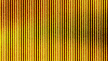 Modern Dijital Arkaplan için Soyut Sarı Kaburgalı Cam Gradyan Dikey Çizgiler, Parlak Sıcaklık Sıcaklık Akışkan Doku Döngüsü Animasyonu