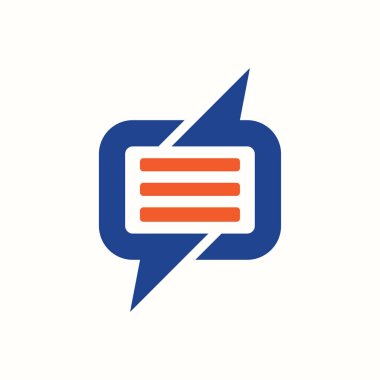 Flash İleti vektör tasarımı çizimi