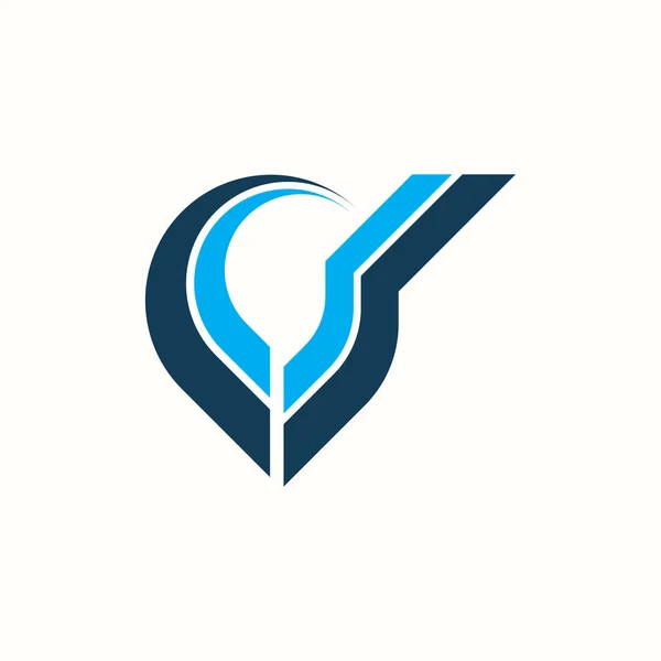 Finanças Logotipo Desenho Vetor Ilustração —  Vetores de Stock