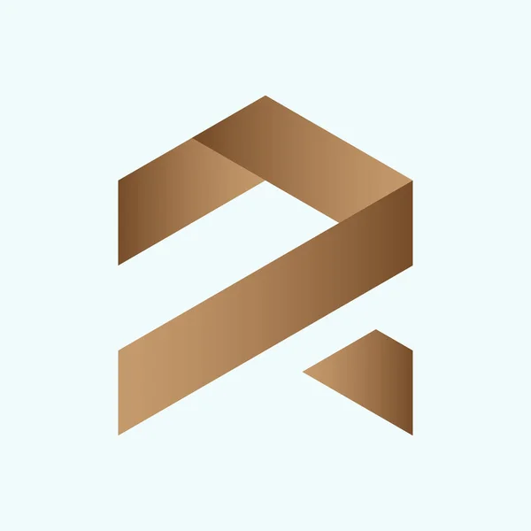 Lettre Modèle Illustration Conception Logo Hexagonal — Image vectorielle