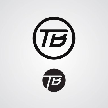 Harf TB Vektör tasarım çizimi