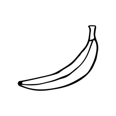 karalama biçiminde muz vektörü