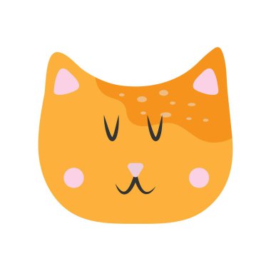  Kedi ağızlığının vektör illüstrasyonu