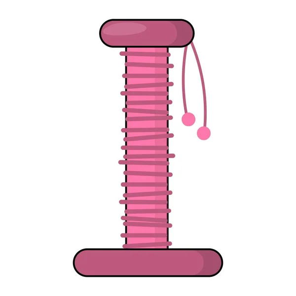 Διάνυσμα εικονογράφηση του ροζ ξύσιμο θέση σε επίπεδο στυλ — Διανυσματικό Αρχείο