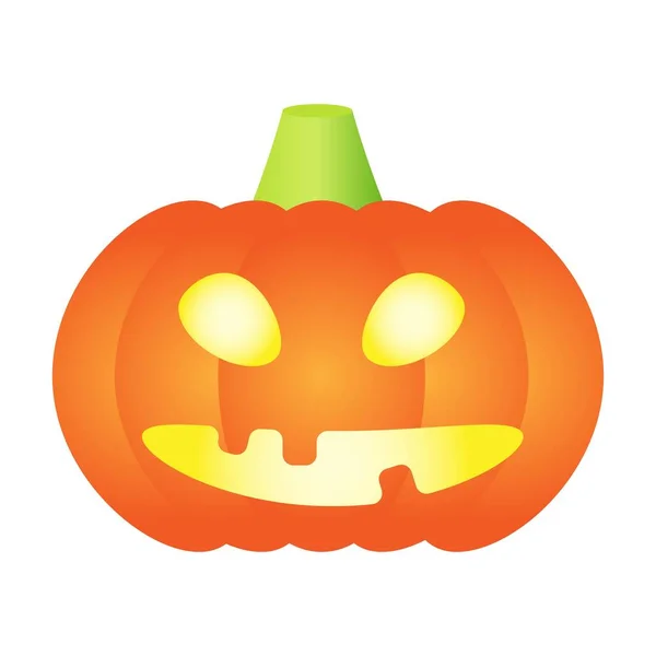 Abóbora de Halloween. Conceito de vetor em estilo plano — Vetor de Stock