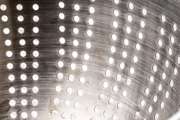 Metal colador de aluminio vista interior —  Fotos de Stock