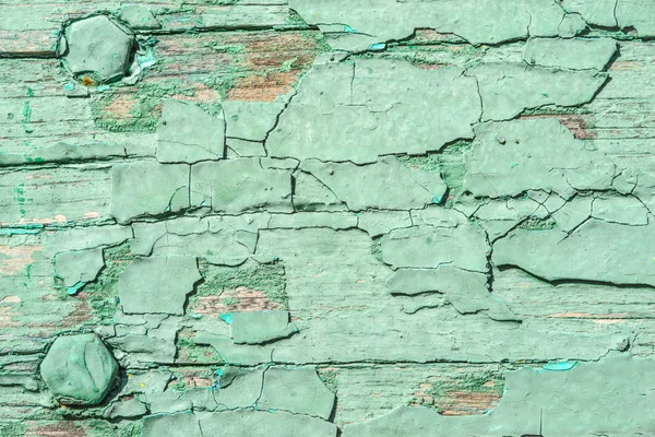 Old wooden painted cracked background — Stock Photo, Image
