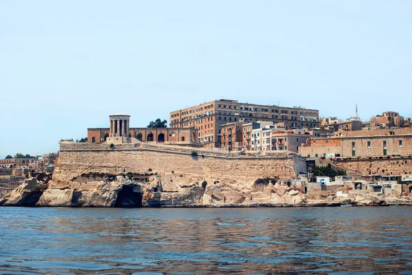 Vista de Valletta do mar — Fotografia de Stock
