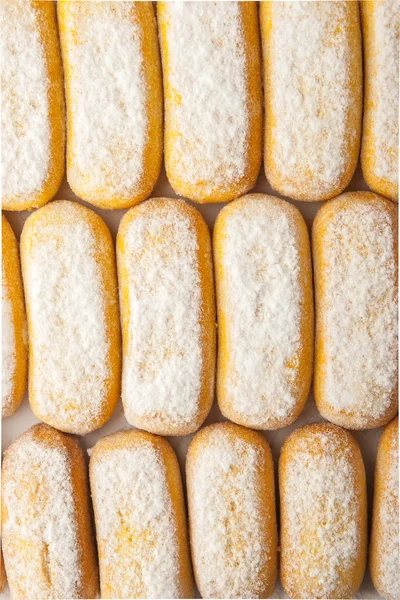 Galletas de plátano fondo vertical — Foto de Stock