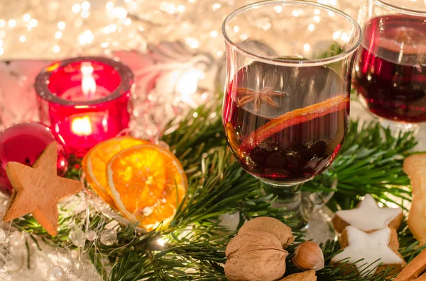 Mulled wine evening in advent Stock Picture