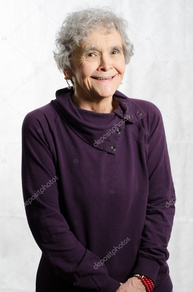 Portrait older woman