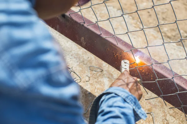 Electric welding — Stock Photo, Image