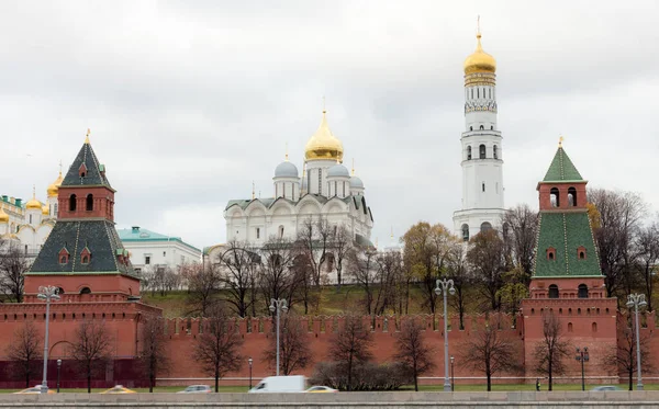 Moskauer Kreml Mauer Tempel Glockenturm — Stockfoto