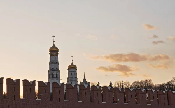Moscow Russia Hdr Image Kremlin Wall Ivan Great Bell Tower — Stock Photo, Image