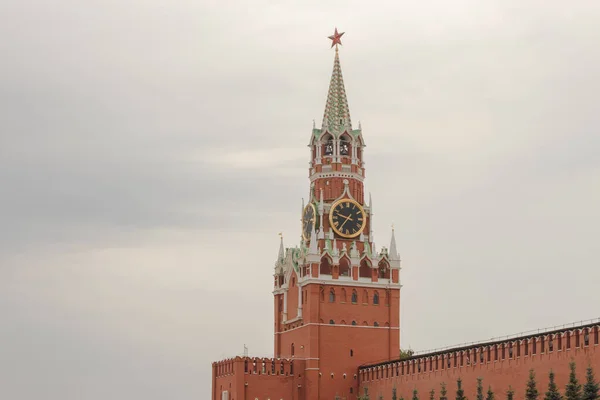 莫斯科 俄罗斯 莫斯科克里姆林宫的Spasskaya塔 — 图库照片