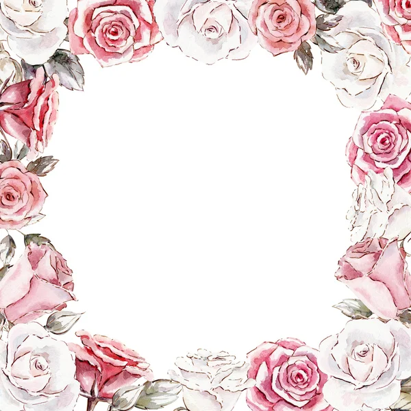 suluboya mockup clipart şablon gül / el boyalı