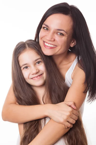 Portret pięknej matki i córki — Zdjęcie stockowe