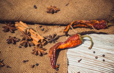 yıldız anason ve tarçın baharat
