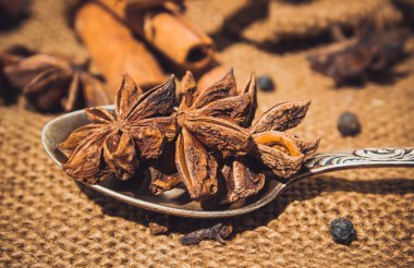 yıldız anason ve tarçın baharat