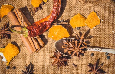 yıldız anason ve tarçın baharat