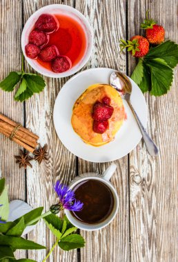 Krep çay ile Servis Kahvaltı