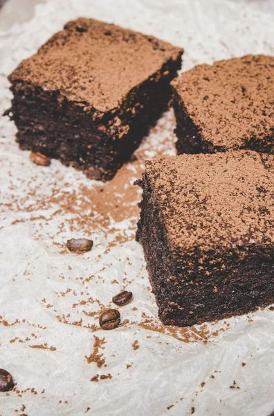Gâteau au chocolat Brownie — Photo
