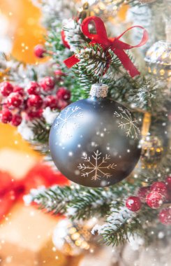 Mutlu Noeller, tebrik kartı geçmişi. Seçici odaklanma. Doğa.