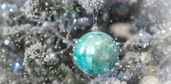 Buon Natale Vacanze Sfondo Biglietto Auguri Concentrazione Selettiva Natura — Foto Stock