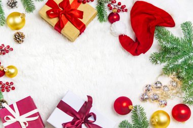 Güzel bir Noel arkaplanı. Yeni yıl. seçici odak Tatil