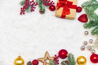 Güzel bir Noel arkaplanı. Yeni yıl. seçici odak Tatil
