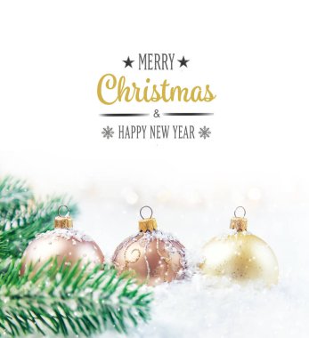 Noel arkaplanı ve güzel bir dekor. Yeni yıl. Seçici odaklanma. Tatil.