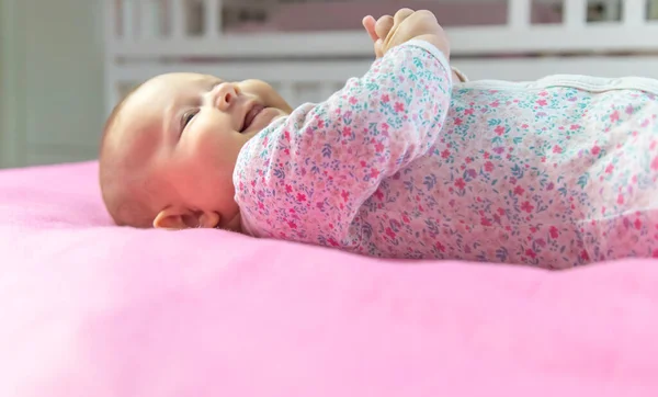Baby Months Old Being Played Selective Focus People — Stock Photo, Image