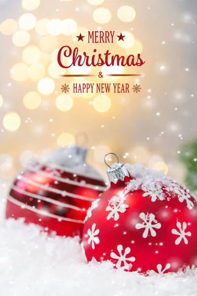 Vánoční Pozadí Krásný Dekor Nový Rok Selektivní Soustředění Dovolená — Stock fotografie