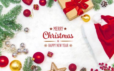 Güzel bir Noel arkaplanı. Yeni yıl. seçici odak Tatil