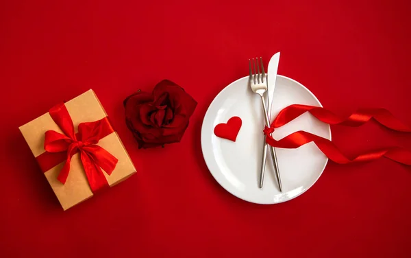 День Святого Валентина Романтичне Привітання Вибіркове Фокусування Свято — стокове фото