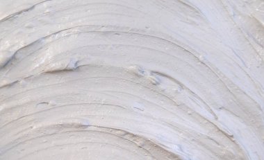 Yüz ve vücut için kozmetik doku kil maskesi. Seçici odaklanma. Doğa.