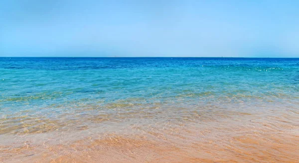 Mare Natura Bellissimo Blu Concentrazione Selettiva Estate — Foto Stock