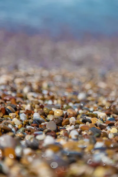 Pebbles Beautiful Pebbles Sea Selective Focus Nature — Stock Photo, Image