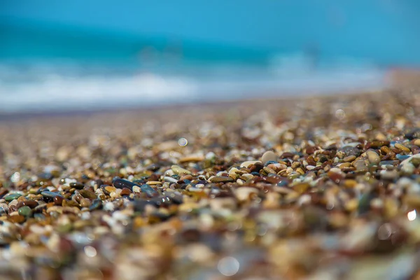 Pebbles Beautiful Pebbles Sea Selective Focus Nature — Stock Photo, Image